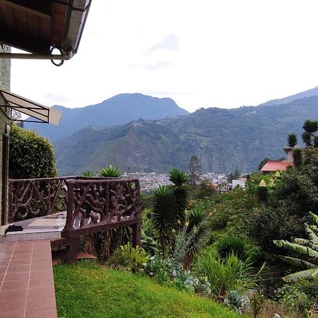 "Casa Verde" En Banos De Agua Santa Con Vista Al Volcan Tungurahua Exterior foto