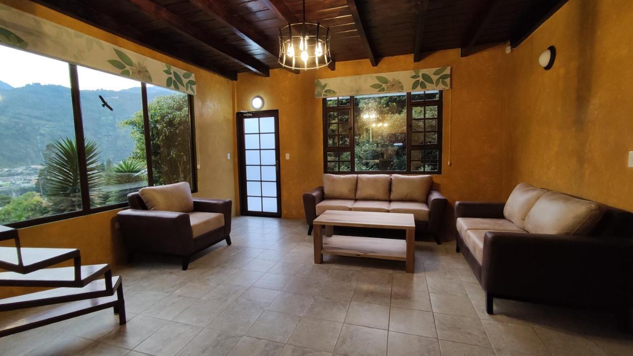 "Casa Verde" En Banos De Agua Santa Con Vista Al Volcan Tungurahua Exterior foto
