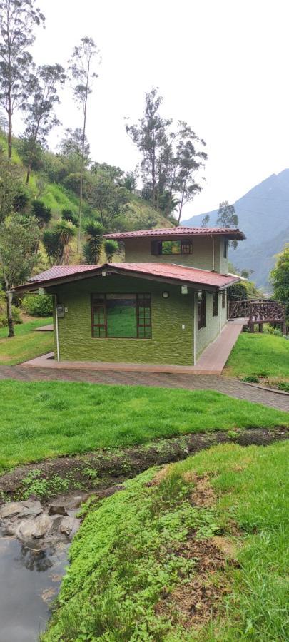 "Casa Verde" En Banos De Agua Santa Con Vista Al Volcan Tungurahua Exterior foto