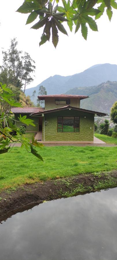"Casa Verde" En Banos De Agua Santa Con Vista Al Volcan Tungurahua Exterior foto