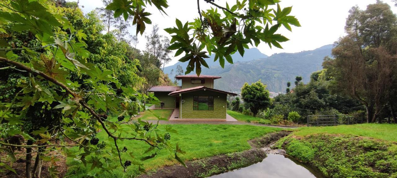 "Casa Verde" En Banos De Agua Santa Con Vista Al Volcan Tungurahua Exterior foto