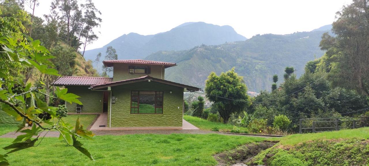 "Casa Verde" En Banos De Agua Santa Con Vista Al Volcan Tungurahua Exterior foto