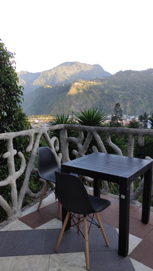 "Casa Verde" En Banos De Agua Santa Con Vista Al Volcan Tungurahua Exterior foto